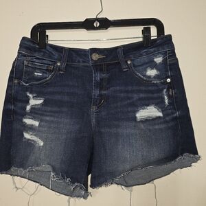 Silver Jeans Distressed Denim Shorts